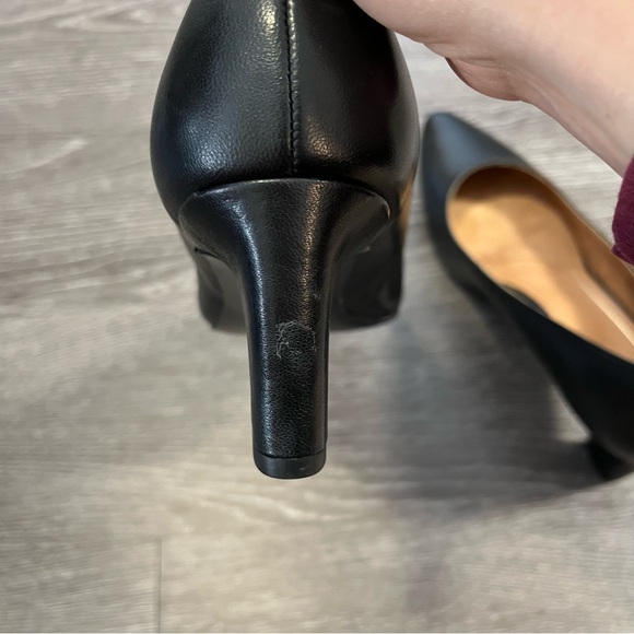 Vionic Women Madison Mia Black Pump Size 10 Block Heel Classic Capsule - Picture 9 of 10